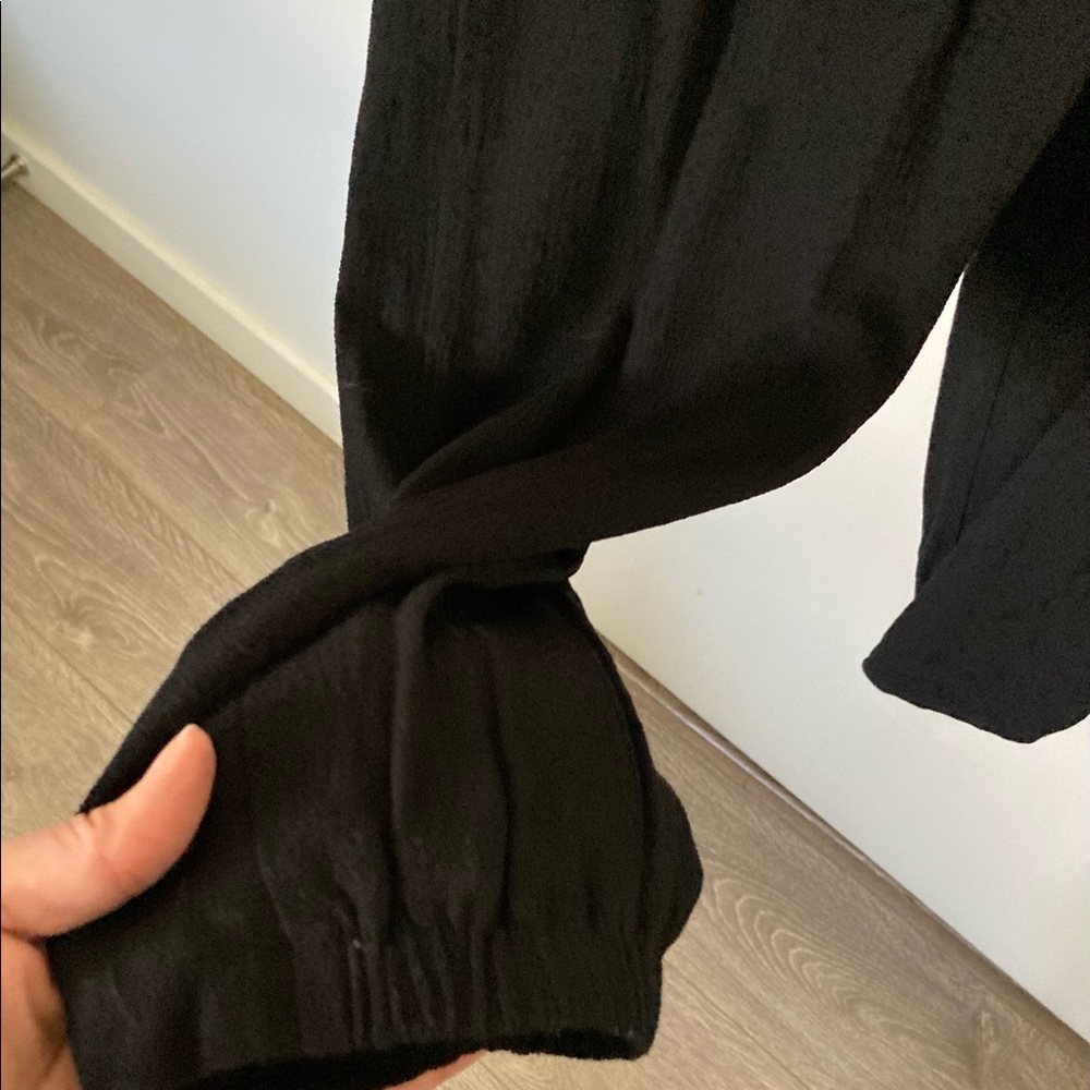 J. Crew Asymmetrical black jumpsuit - Picture 7 of 8